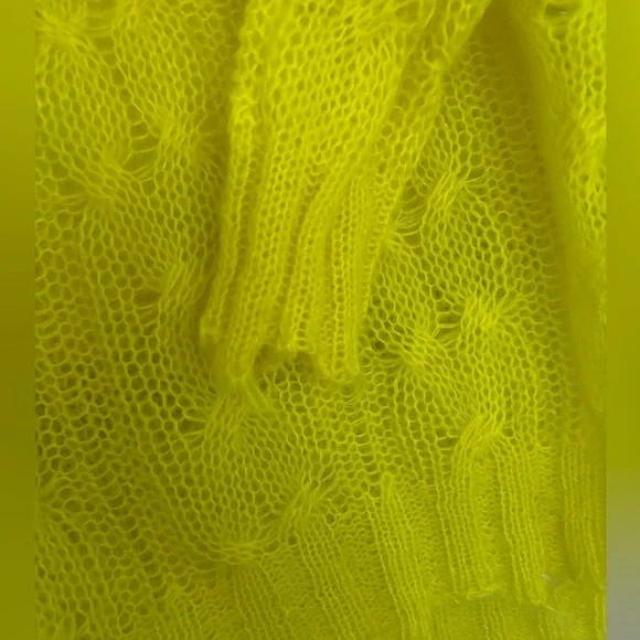 Anthropologie Yellow Sweater Size XXS - Picture 4 of 6